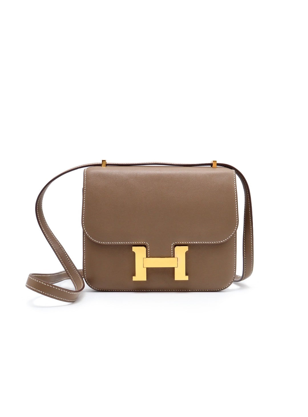 HERMES Mini Constance 19 - 灰金 C