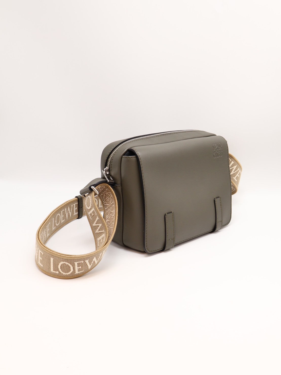 LOEWE Military郵差包 - XS軍綠