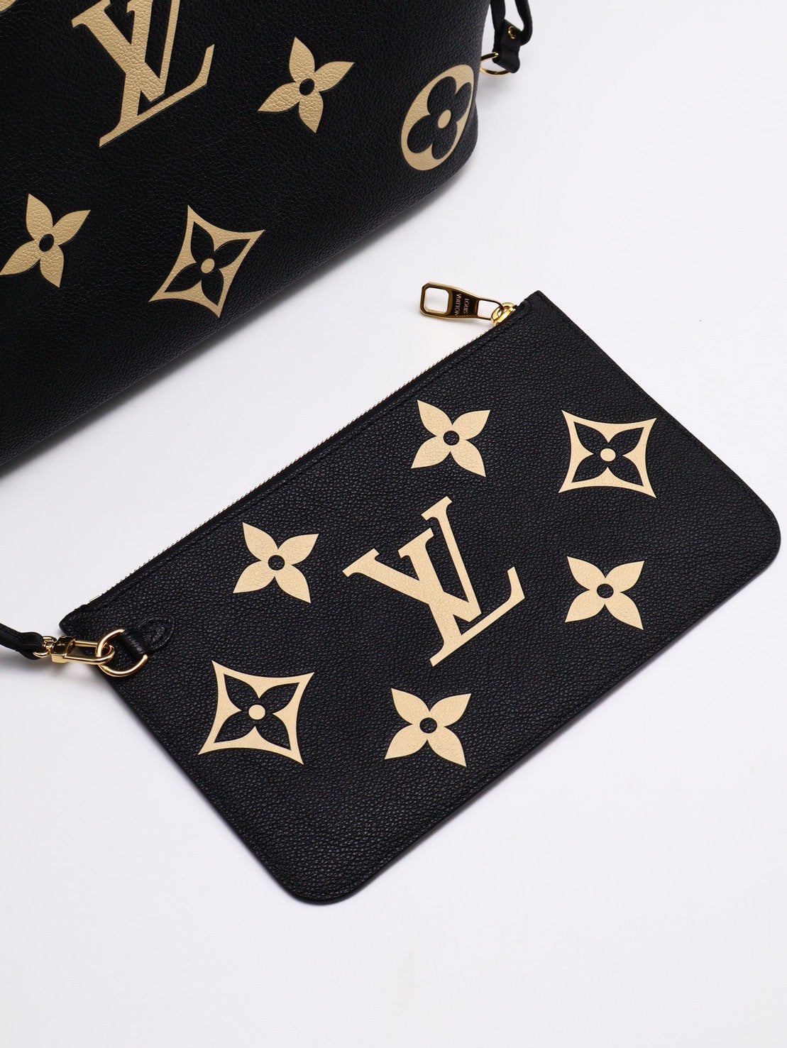 LOUIS VUITTON Neverfull tote - MM黑米