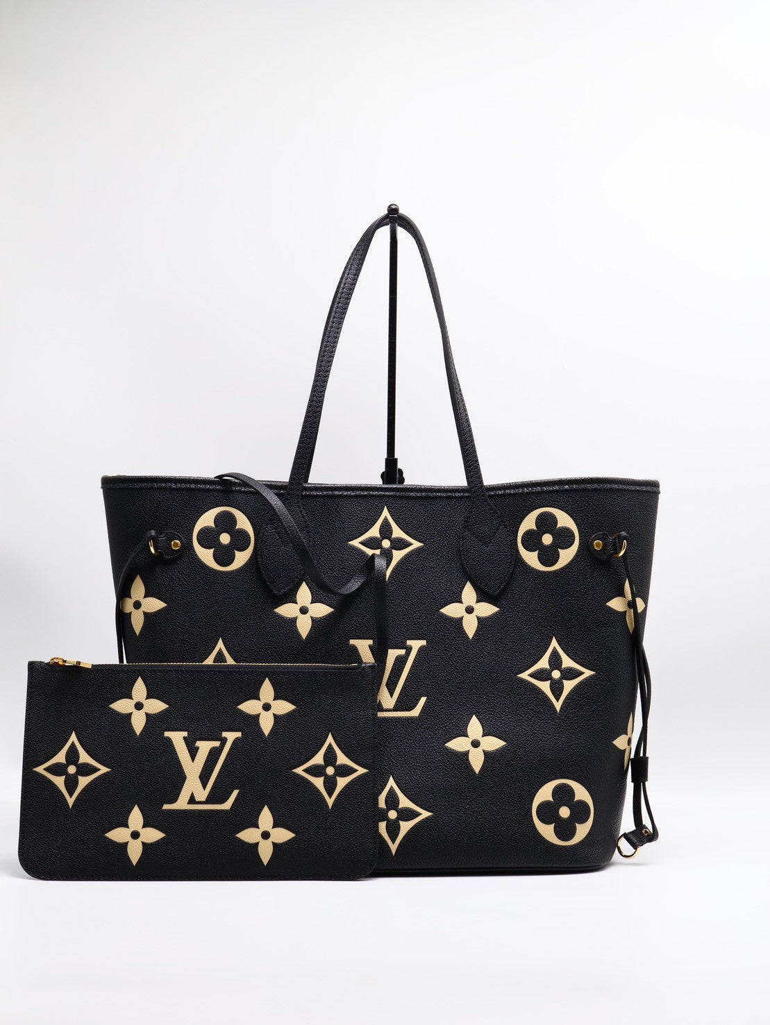 LOUIS VUITTON Neverfull tote - MM黑米