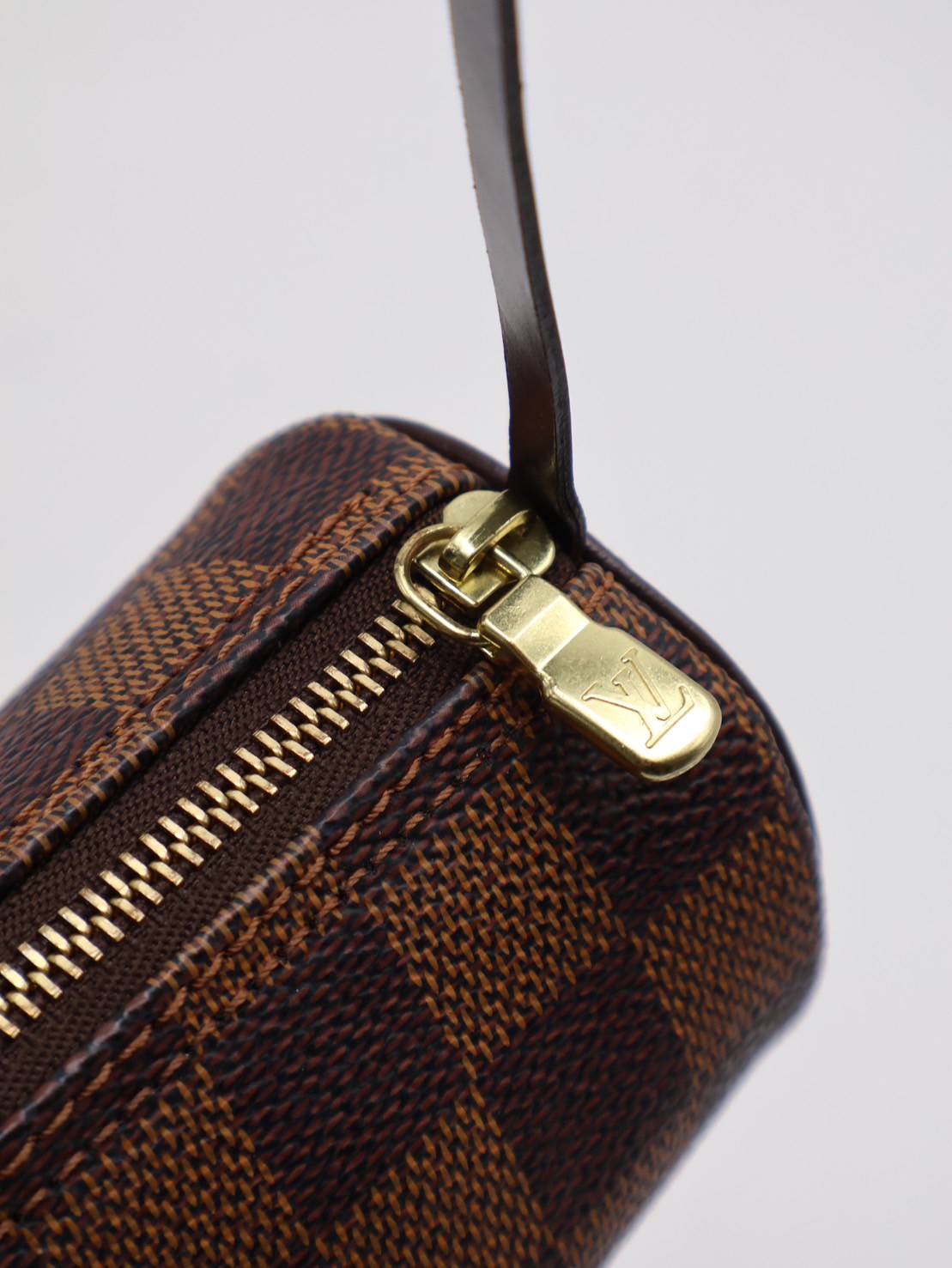 LOUIS VUITTON Papillon 30圓筒子母包 - 棋盤格