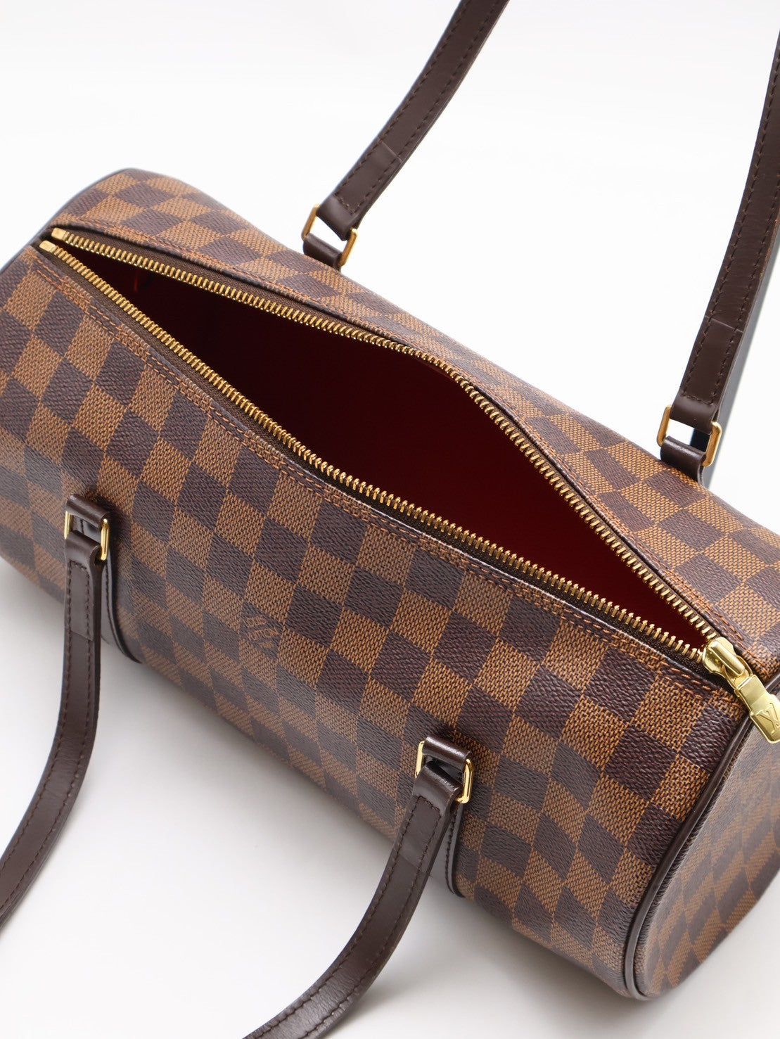 LOUIS VUITTON Papillon 30圓筒子母包 - 棋盤格