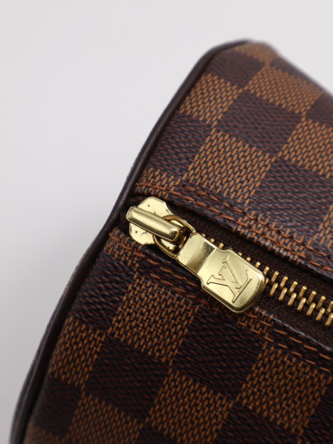 LOUIS VUITTON Papillon 30圓筒子母包 - 棋盤格