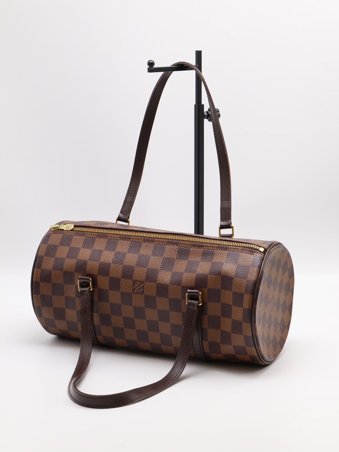 LOUIS VUITTON Papillon 30圓筒子母包 - 棋盤格