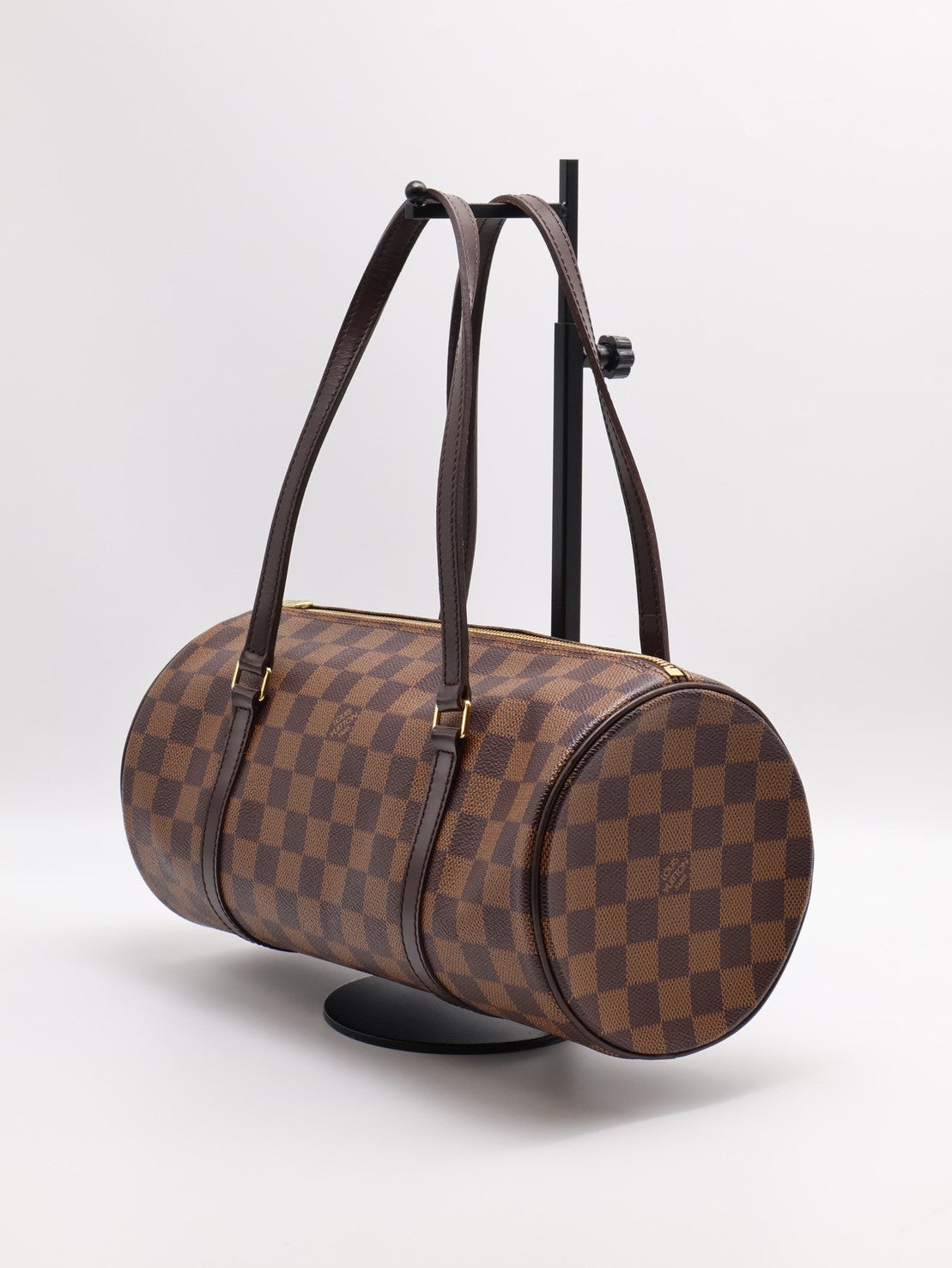 LOUIS VUITTON Papillon 30圓筒子母包 - 棋盤格
