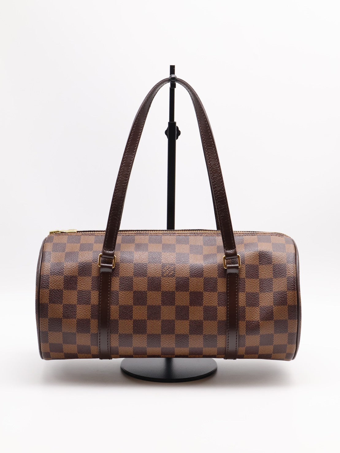 LOUIS VUITTON Papillon 30圓筒子母包 - 棋盤格