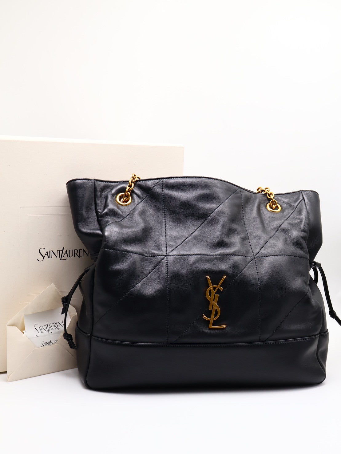 YSL Jamie shopping bag - 中號黑金