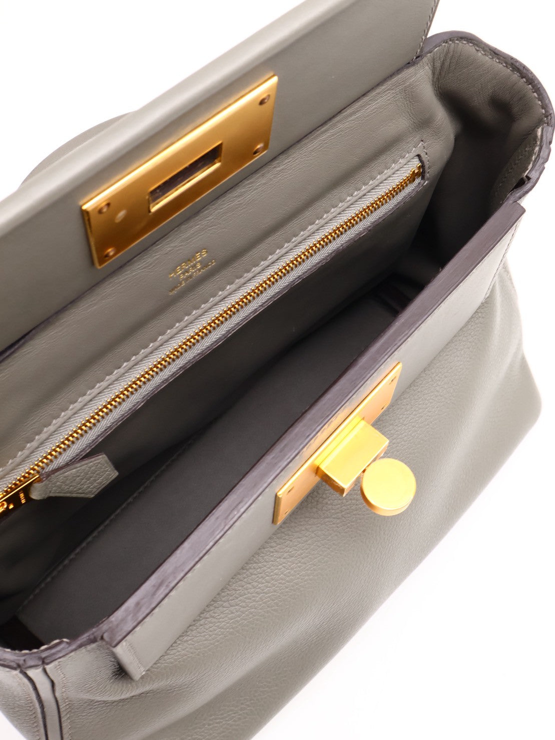 HERMES Mini 24/24 - 錫器灰金 Z