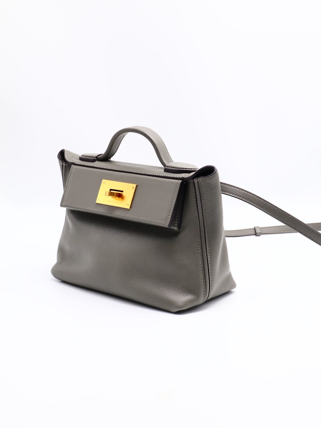 HERMES Mini 24/24 - 錫器灰金 Z
