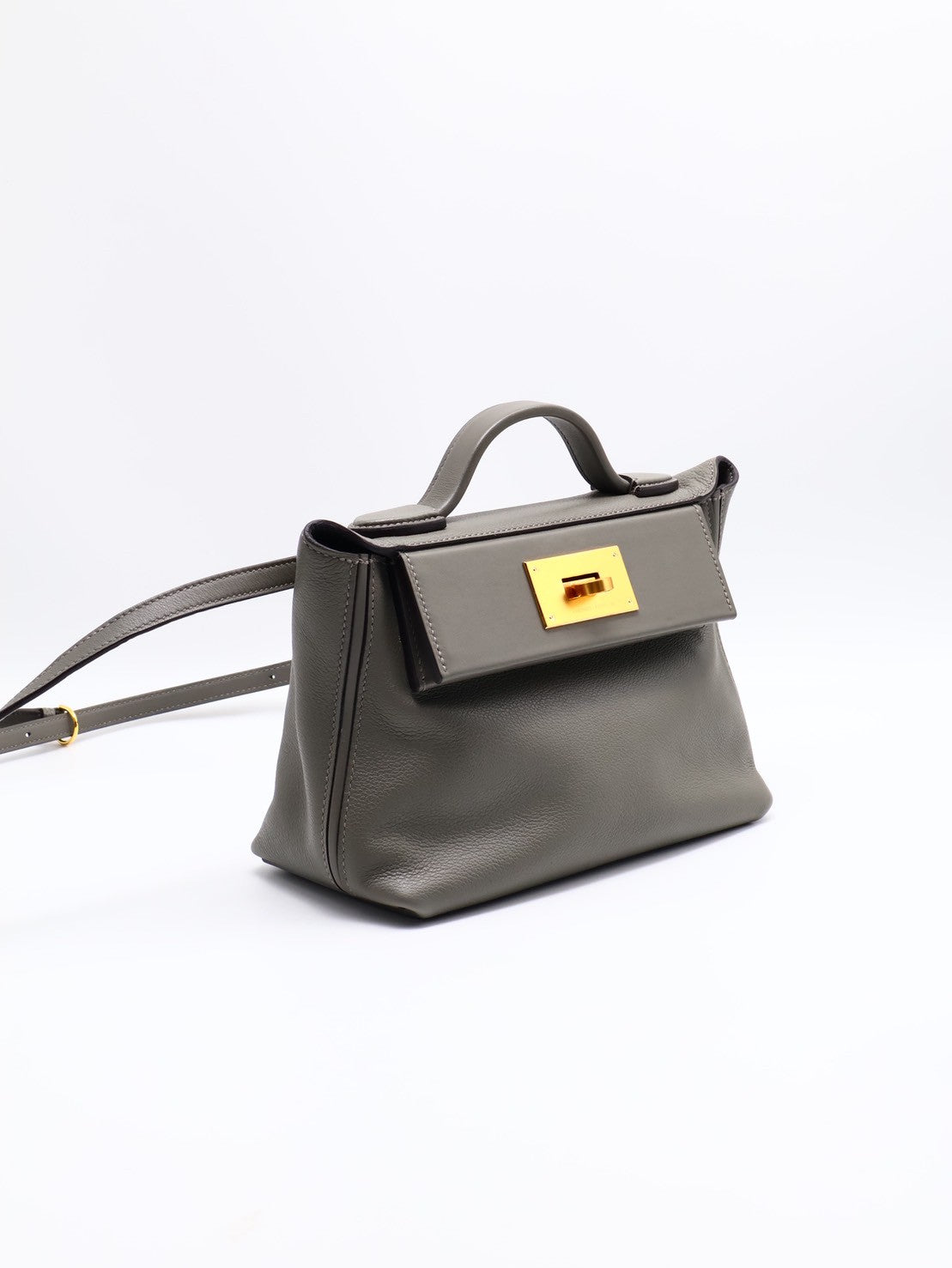 HERMES Mini 24/24 - 錫器灰金 Z