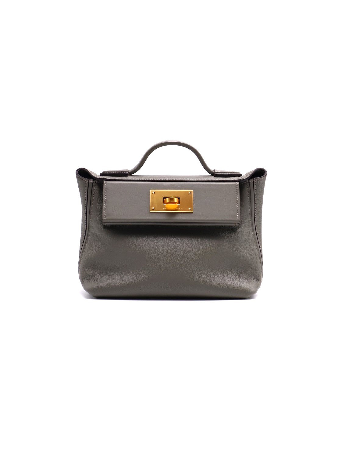 HERMES Mini 24/24 - 錫器灰金 Z