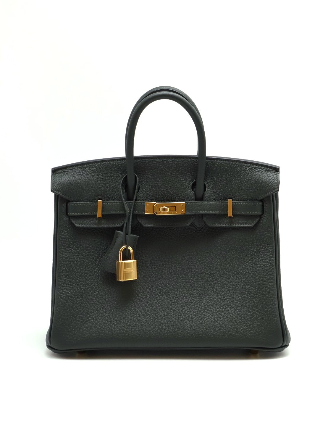 HERMES Birkin 25 - 灰綠金