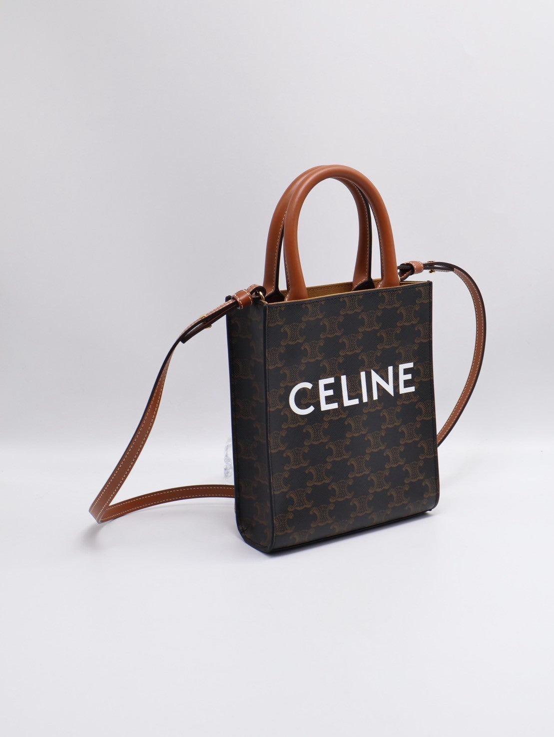 CELINE 凱旋帆布Mini tote
