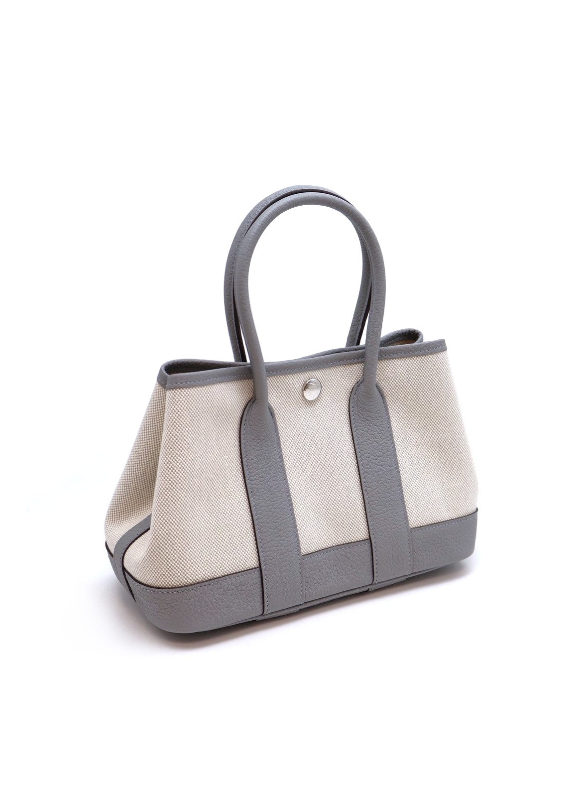 HERMES Mini garden party - 帆布冰川藍