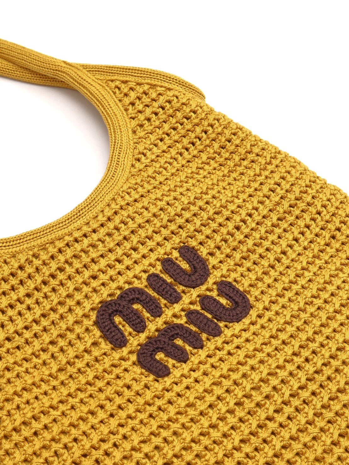 Miu Miu Ivy raffia 編織托特包