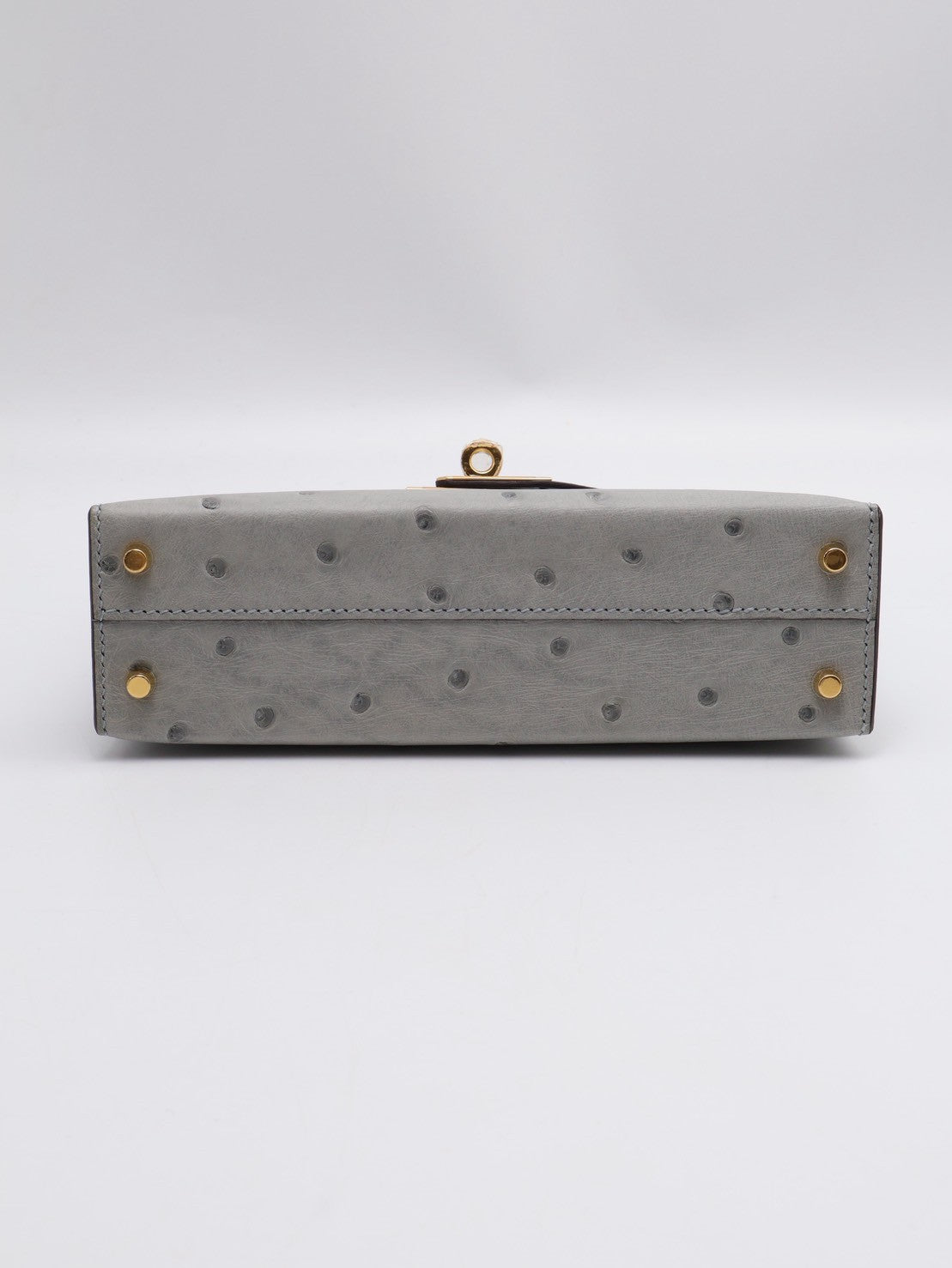 HERMES Mini kelly ll - 冰川藍金 U