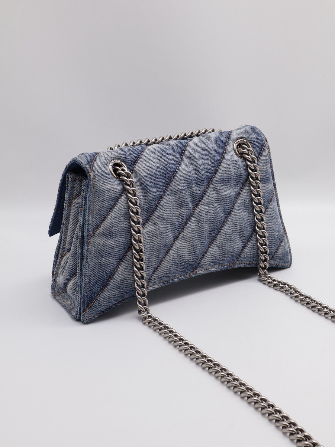 Balenciaga Crush沙漏包 - 小號牛仔