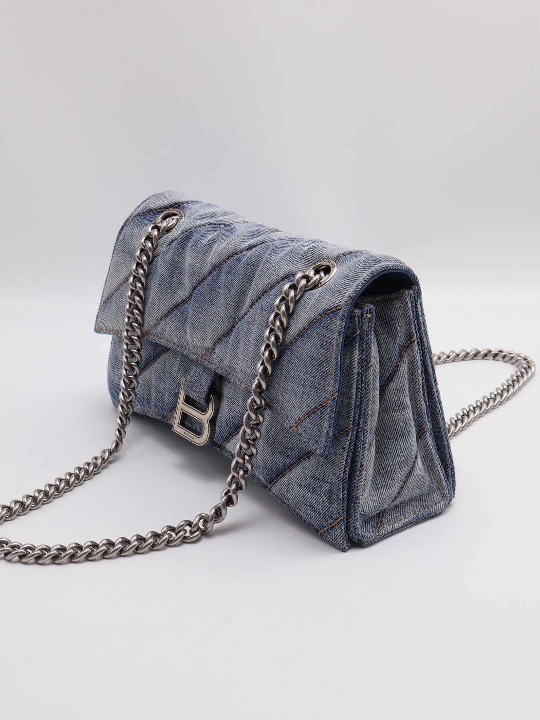 Balenciaga Crush沙漏包 - 小號牛仔
