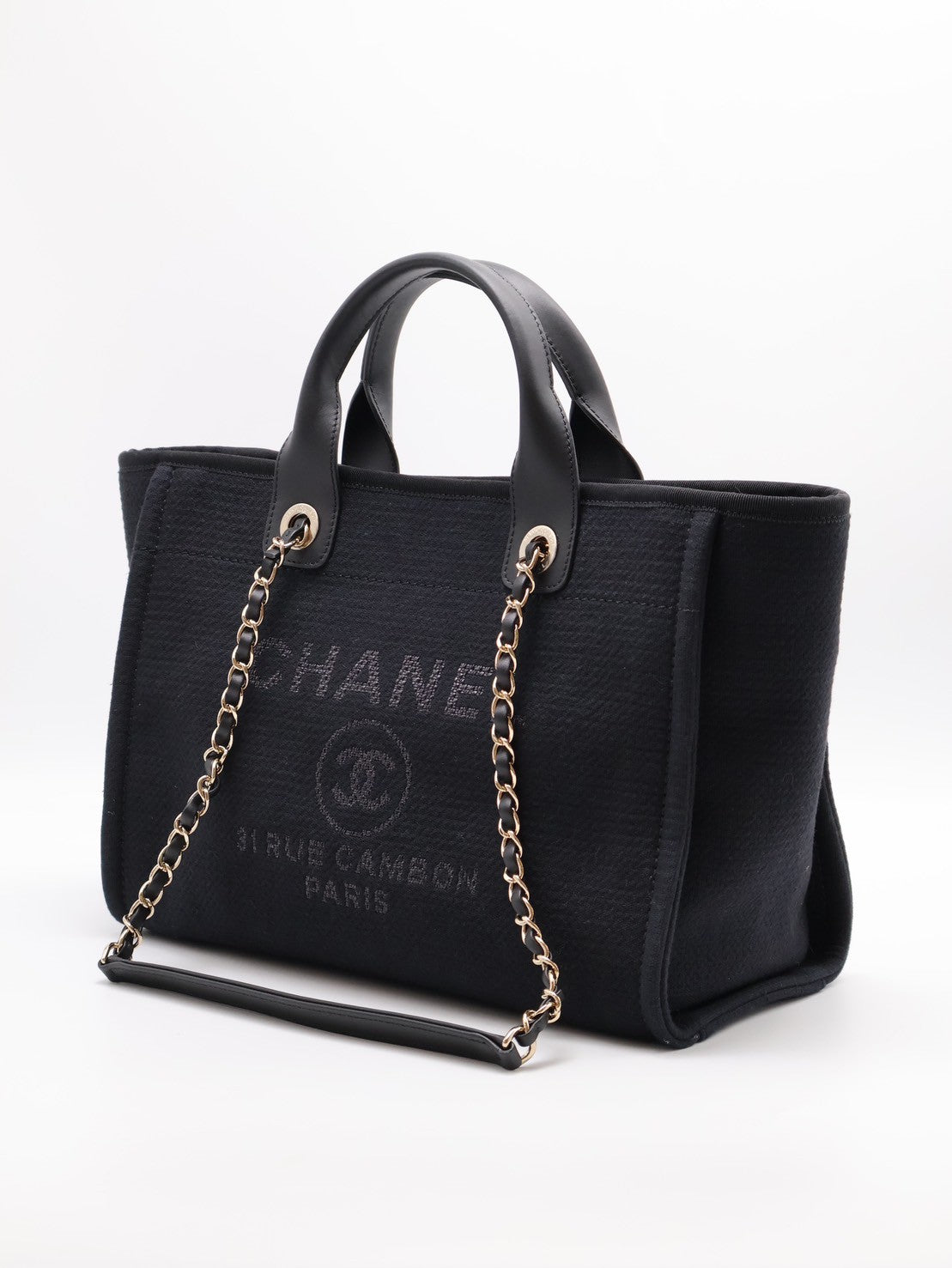 CHANEL Tote沙灘包小號 - 黑