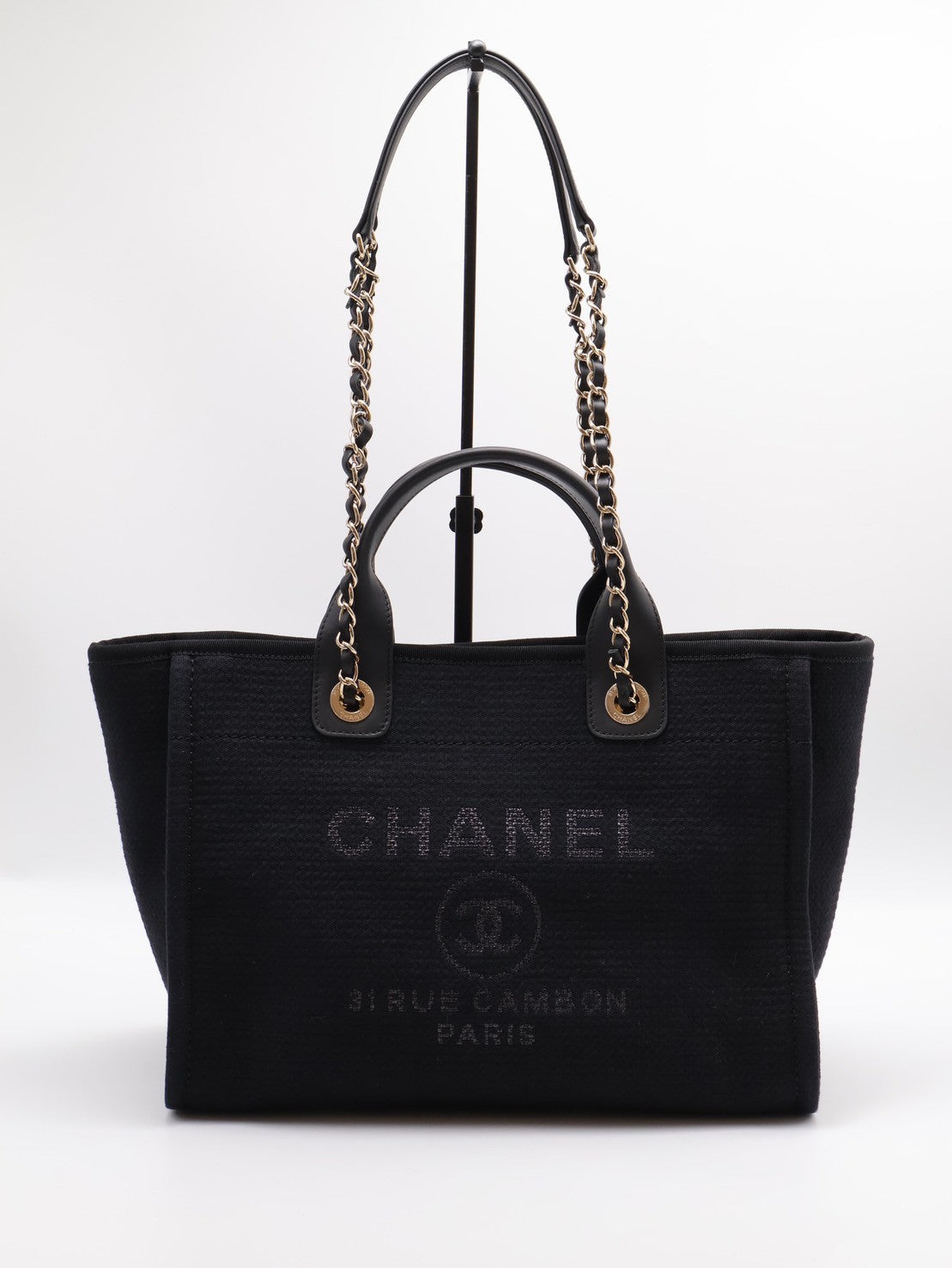 CHANEL Tote沙灘包小號 - 黑