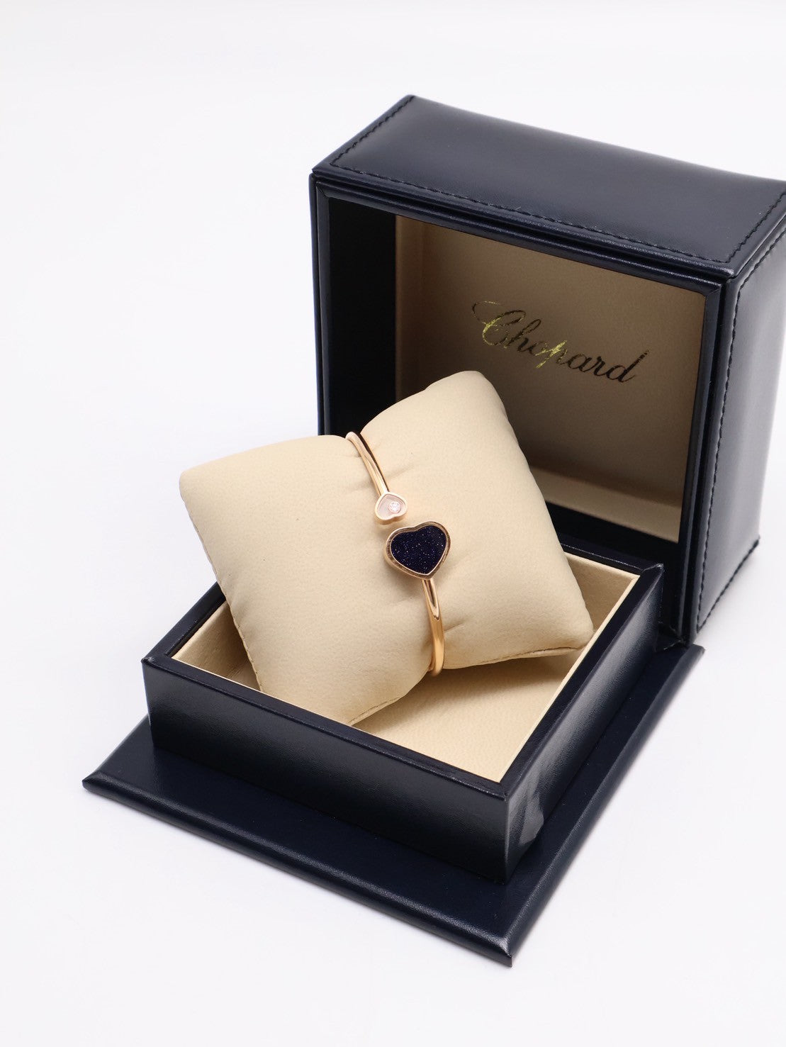 Chopard Happy hearts18K玫瑰金東陵石手環- XS 0.05carat