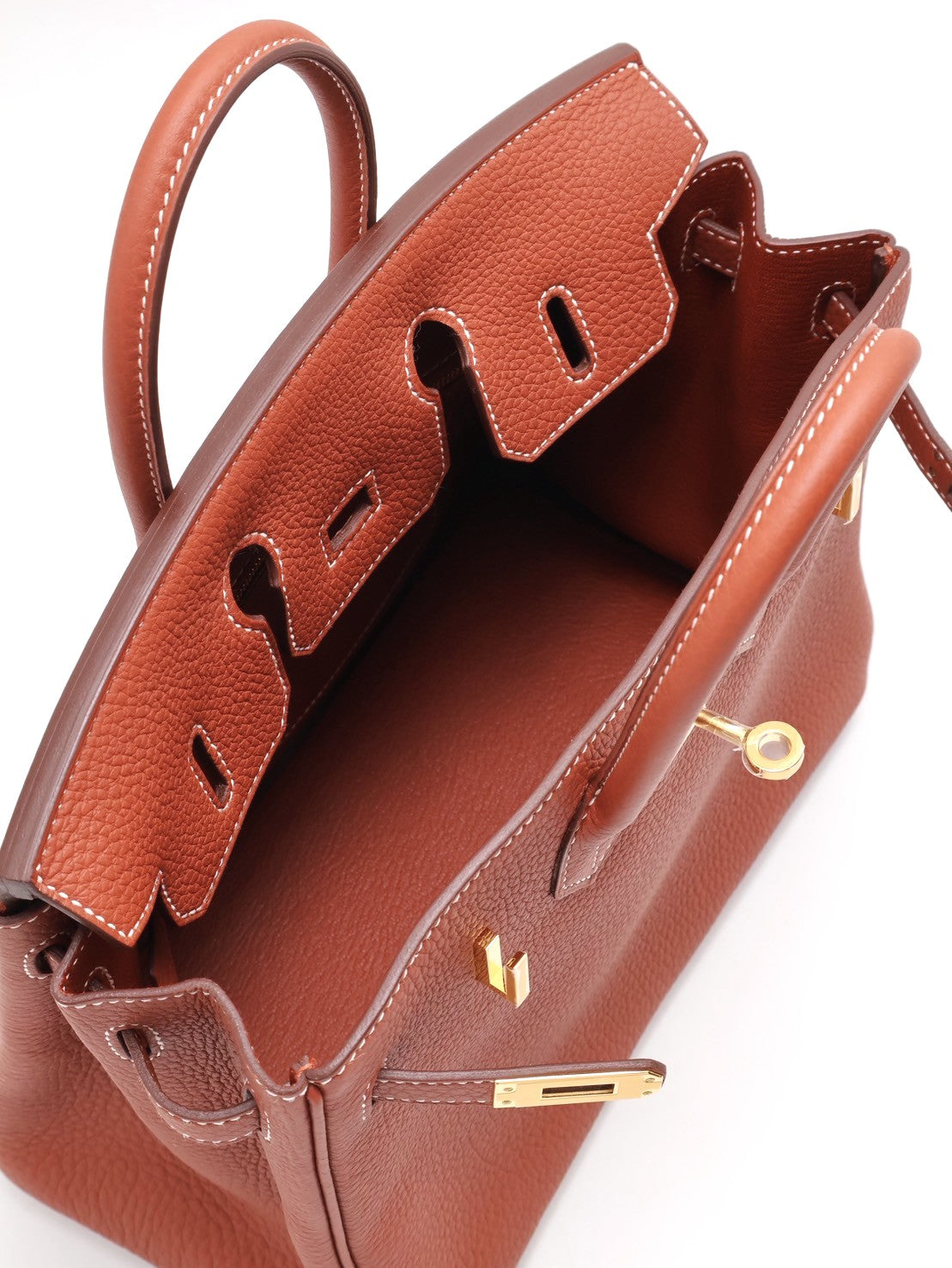 HERMES Birrkin 25 - 楓葉棕金 U