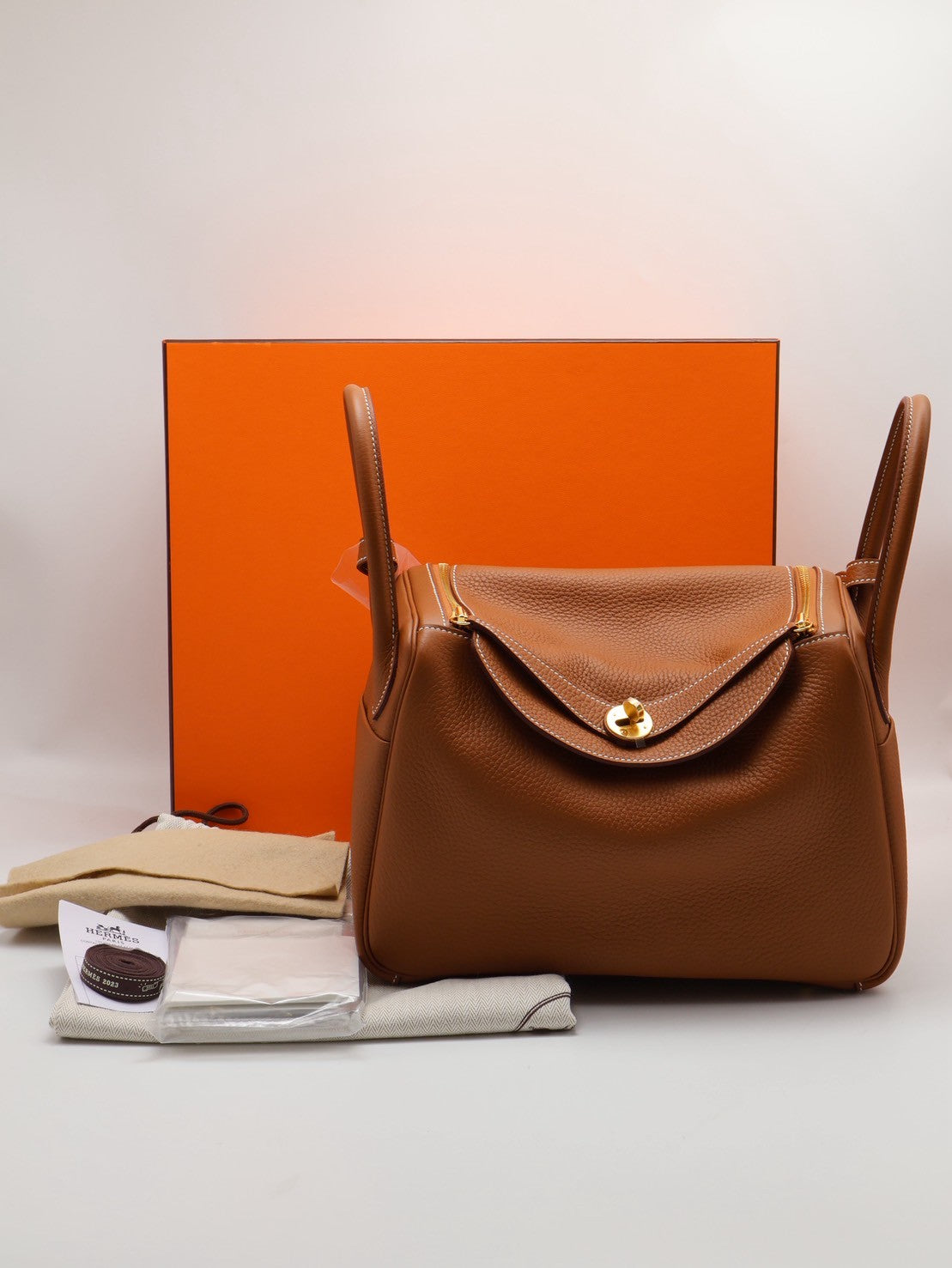 HERMES Lindy 30 - 金棕金 U
