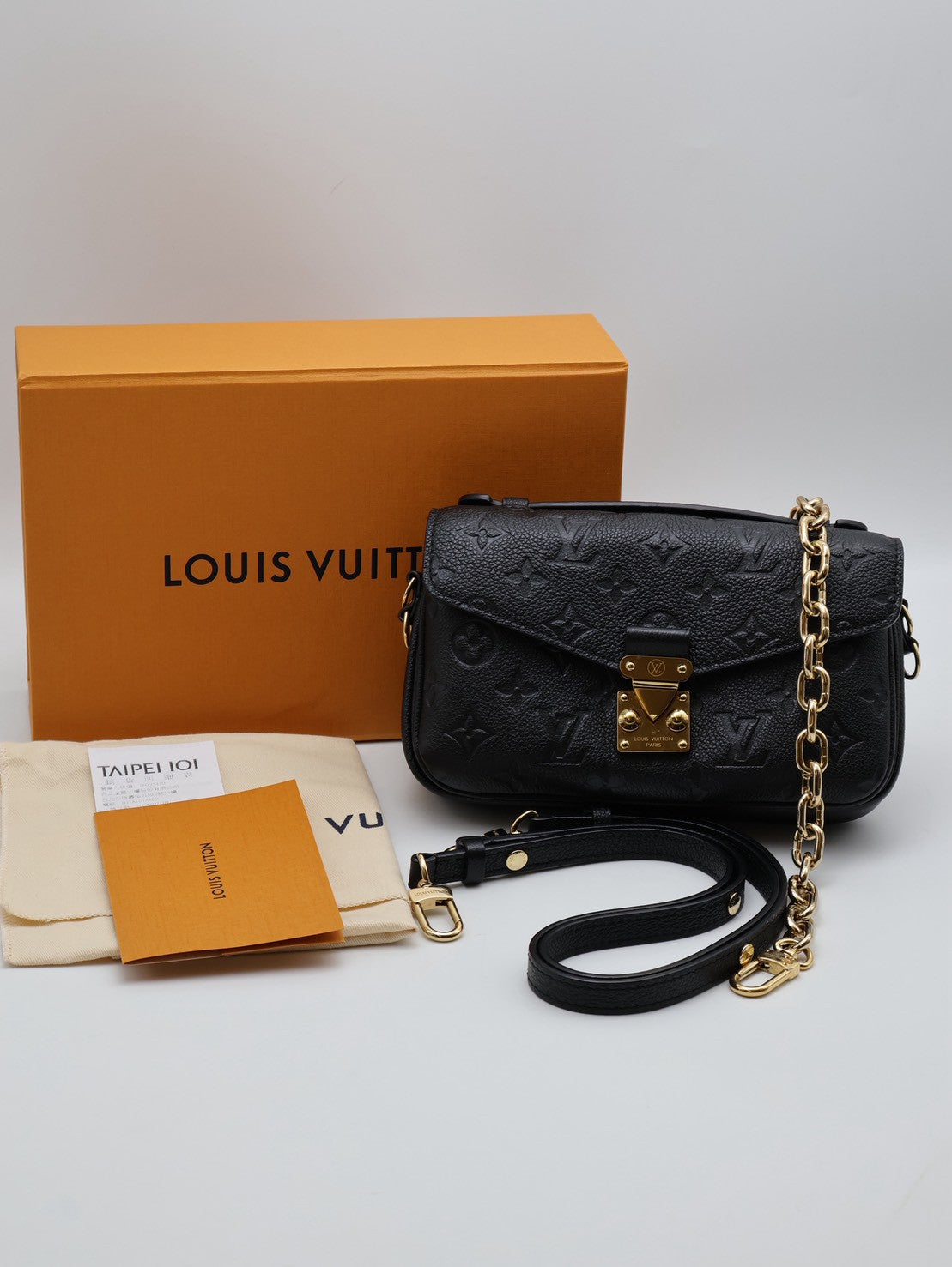 LOUIS VUITTON Pochette metis east west郵差包 - 黑