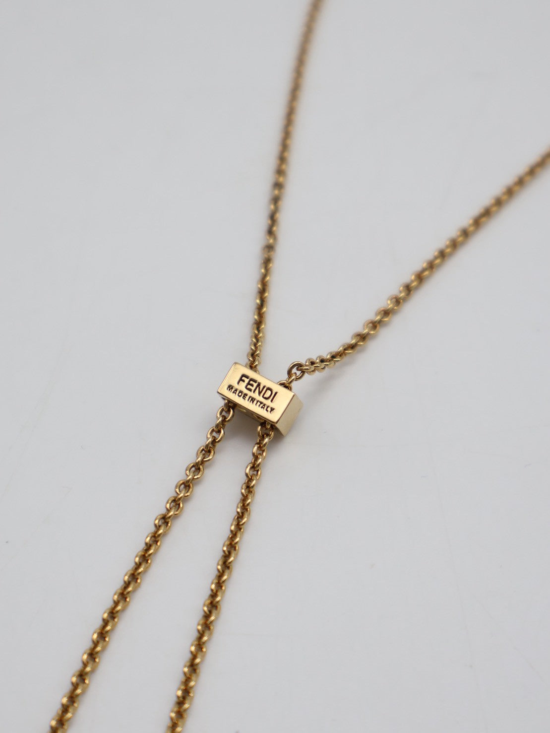 FENDI FF水鑽項鍊