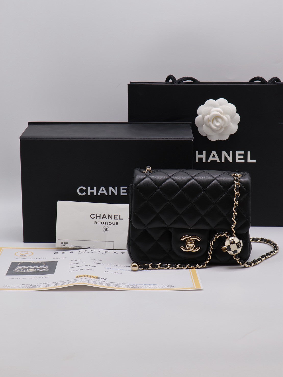 CHANEL 經典口蓋包方胖子 17 - 足球黑金
