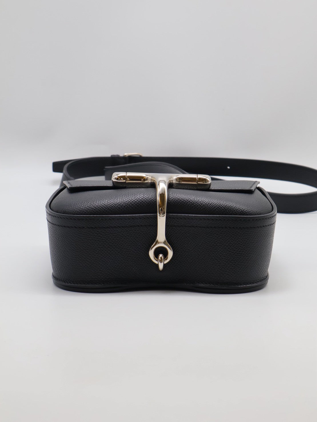 HERMES Della Mini - Noir 89 黑銀 U
