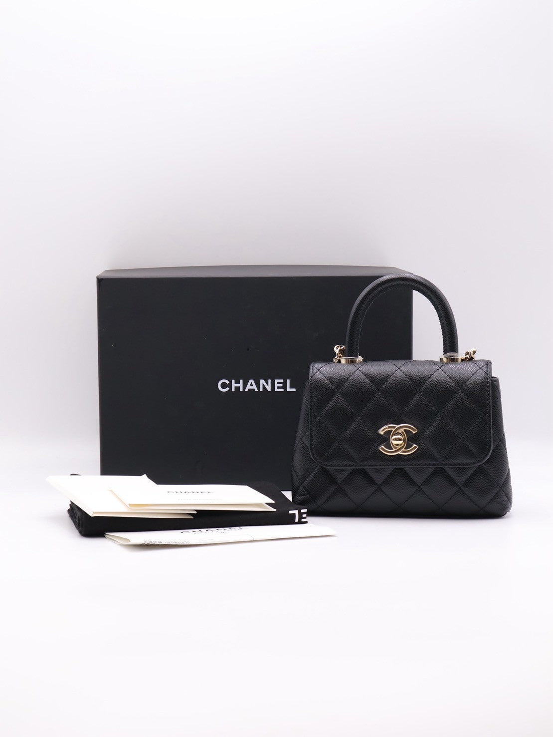 CHANEL Coco Handle - Nano黑金