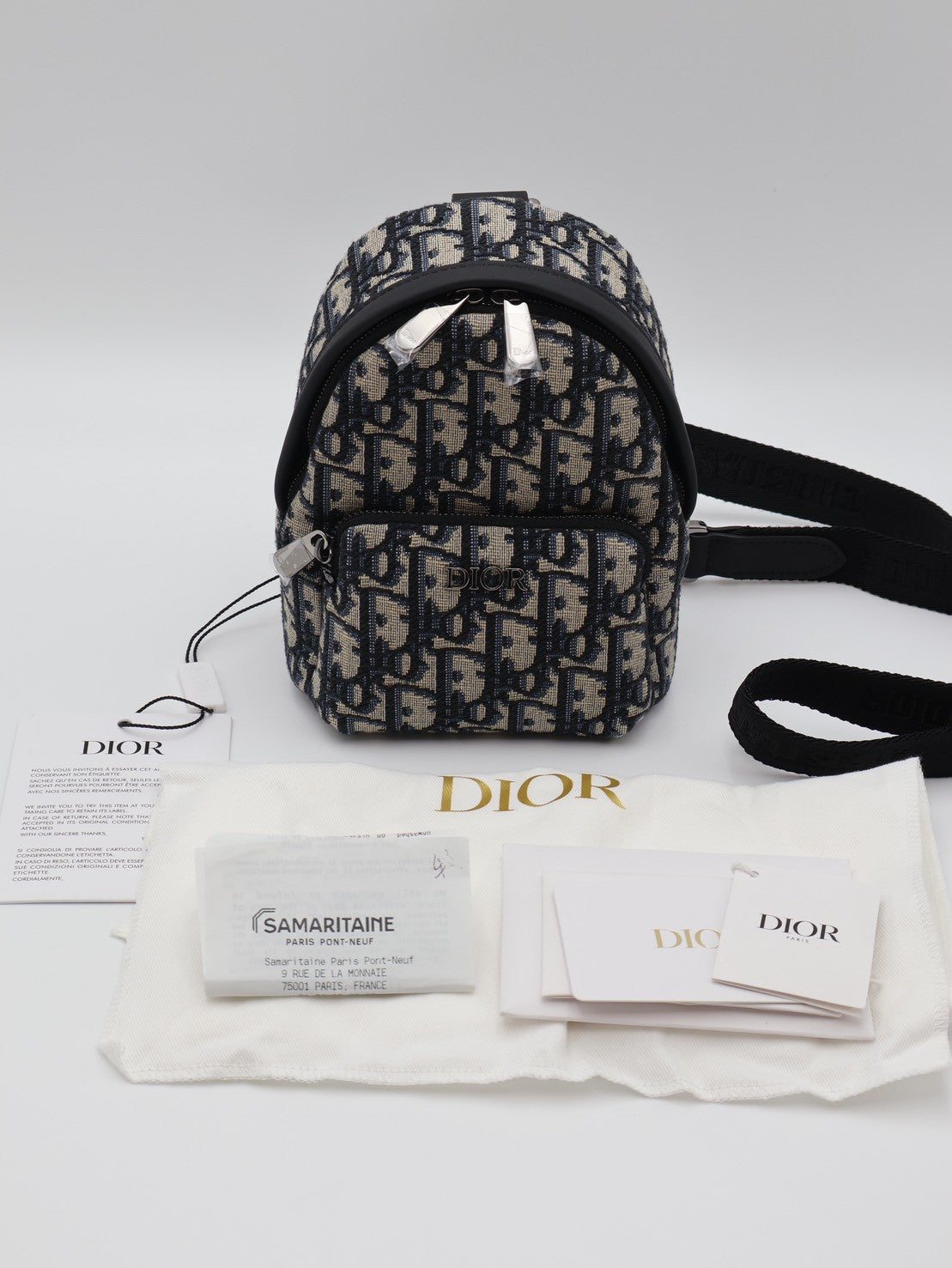 DIOR Oblique rider 迷你斜背包