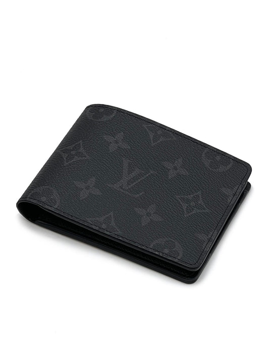 LOUIS VUITTON Multiple 雙折皮夾 - 灰老花