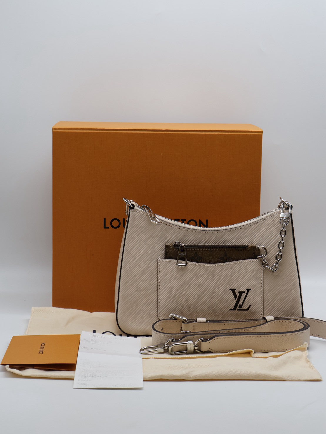 LOUIS VUITTON Marelle腋下包 - 米