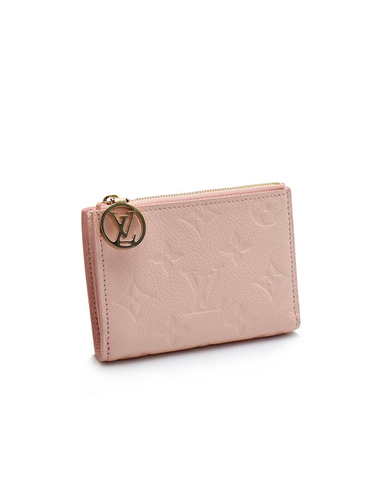 LOUIS VUITTON Lisa雙折短夾 - 粉