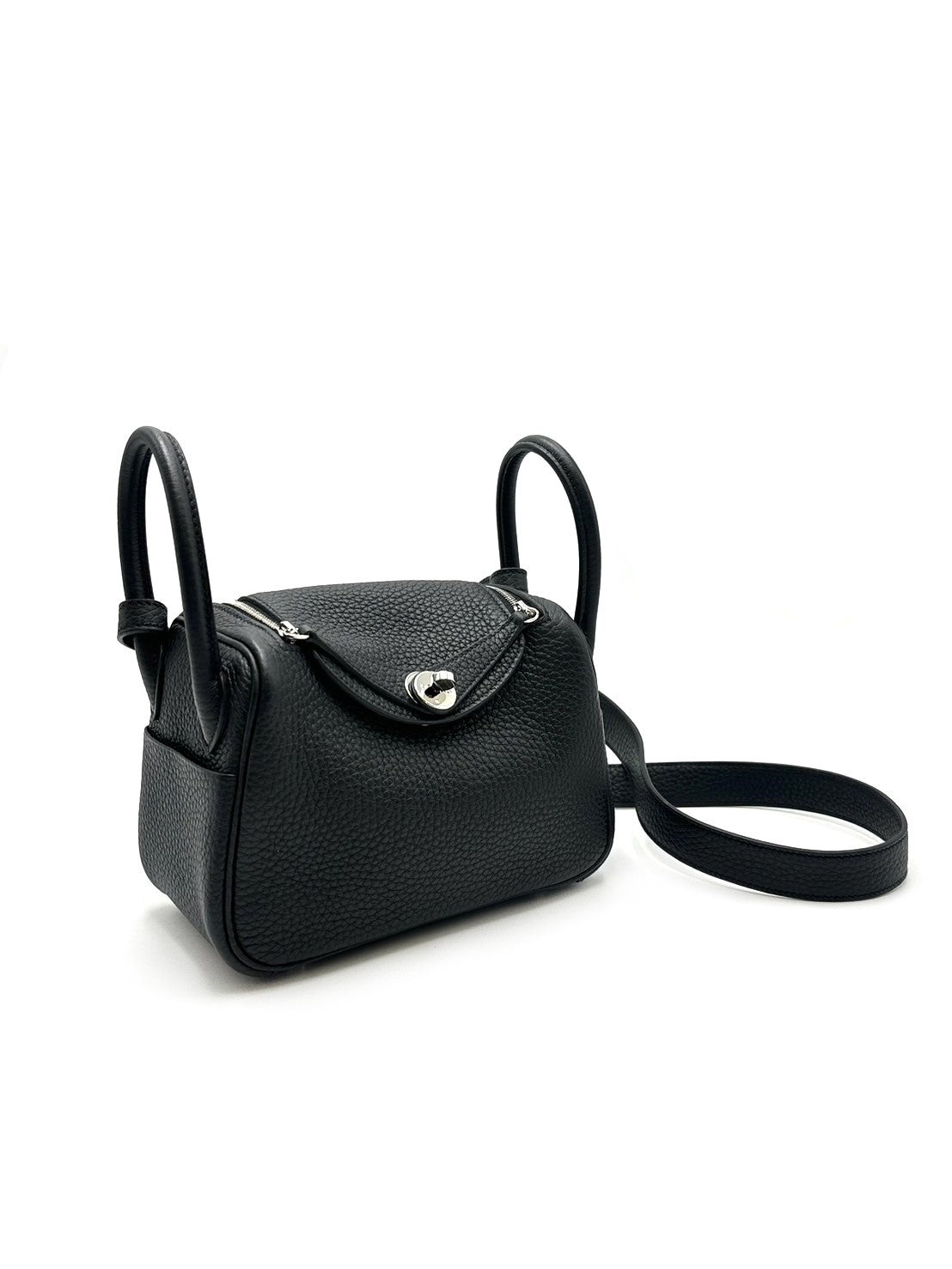 HERMES Mini lindy - 黑銀
