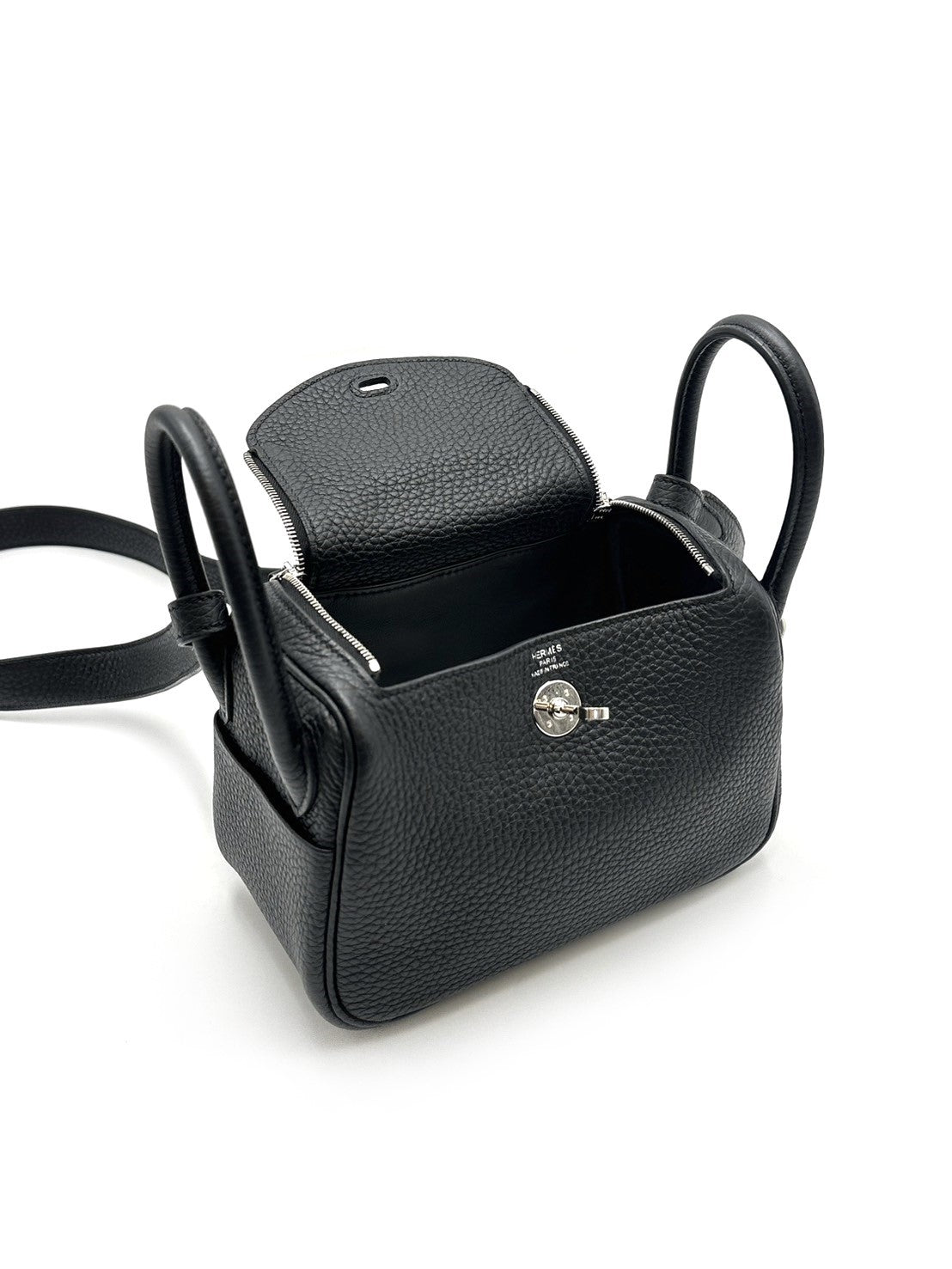 HERMES Mini lindy - 黑銀