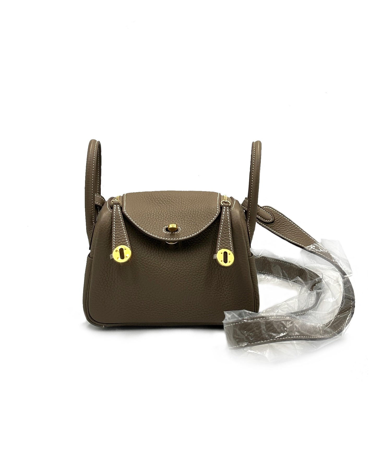 HERMES Mini lindy - 灰金