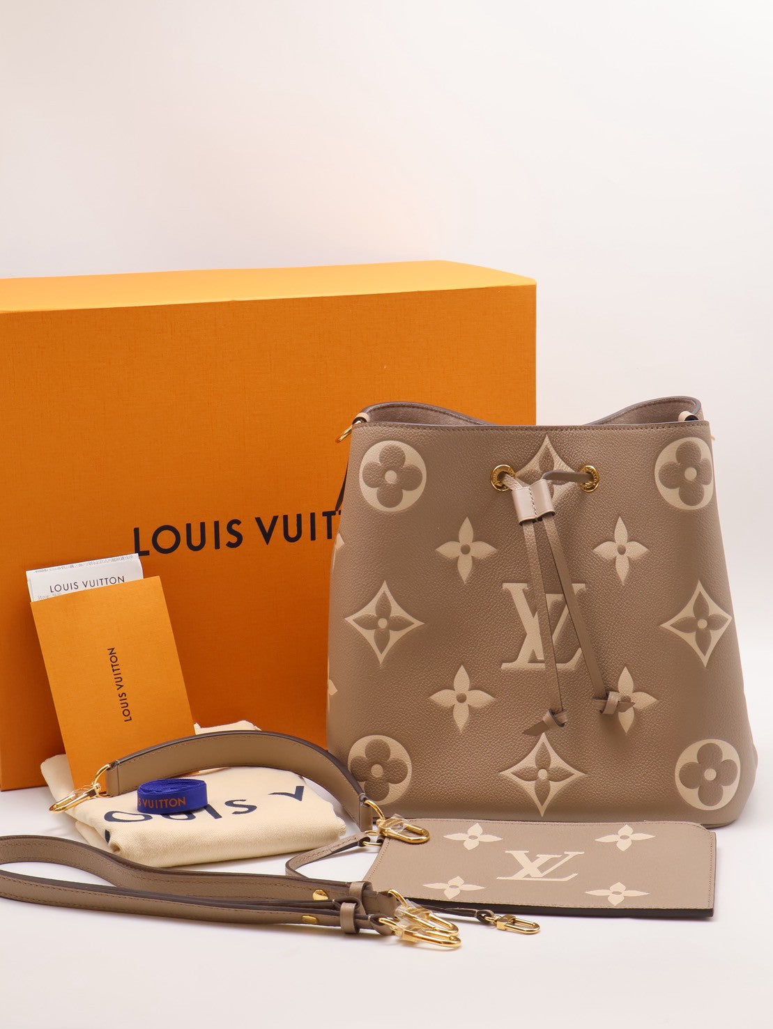 LOUIS VUITTON Neonoe水桶包 - MM斑鳩灰