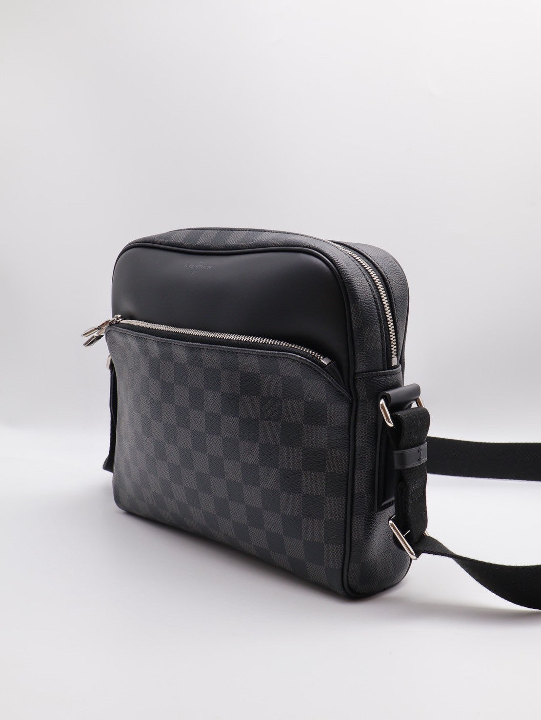 LOUIS VUITTON Dayton棋盤格記者包 - 小號黑