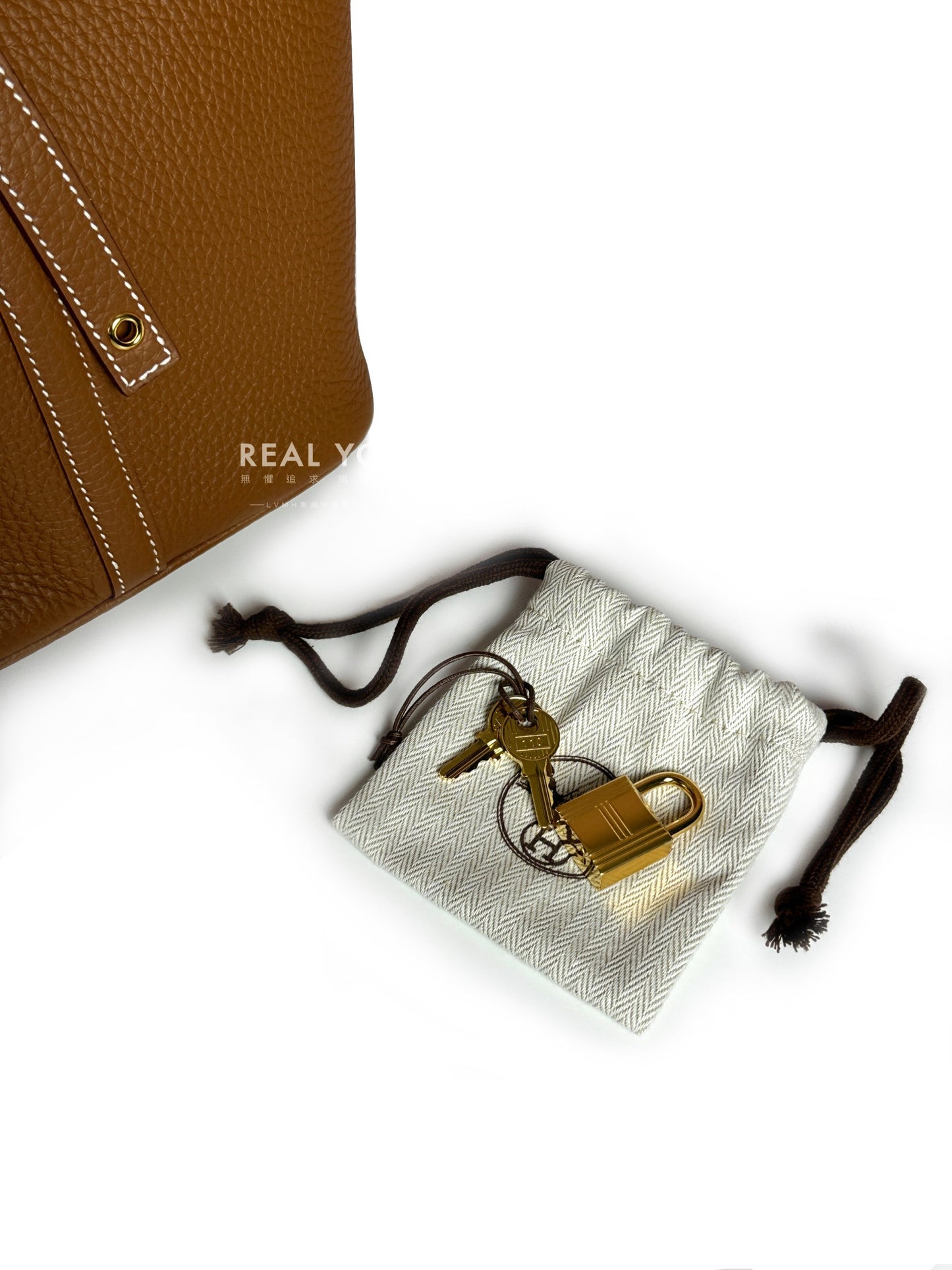 HERMES Picotin 22 - 金棕銀