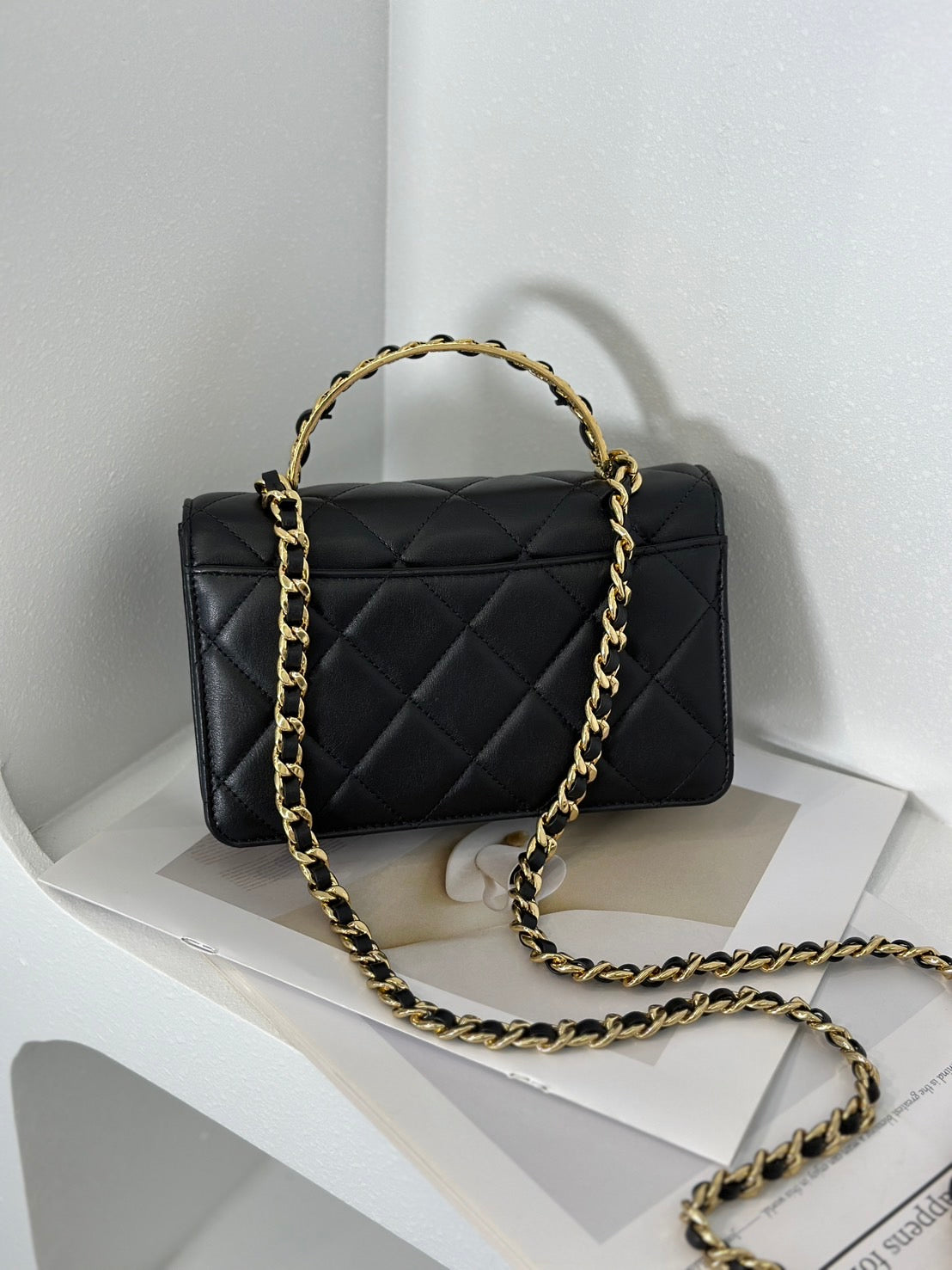 CHANEL 24C 復古手柄 Handle mini CF20 - 黑金