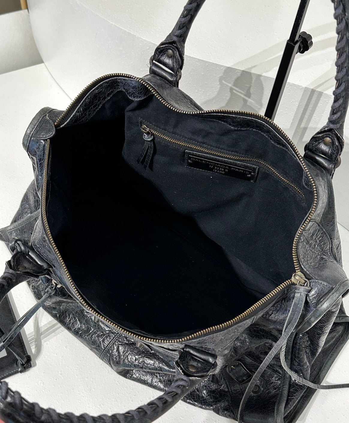 Balenciaga Part time city機車包 - 黑