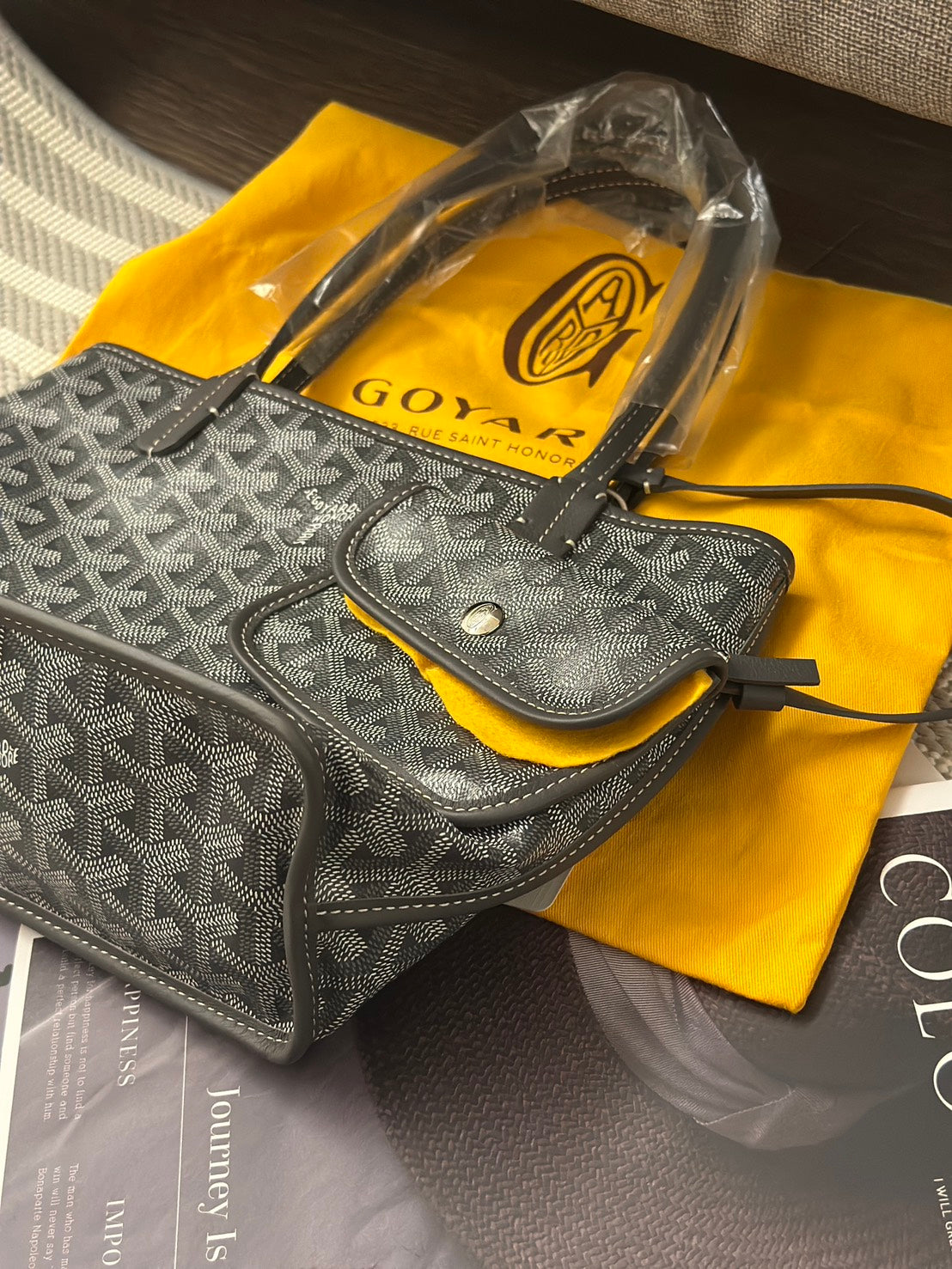 GOYARD Anjou mini tote - 灰