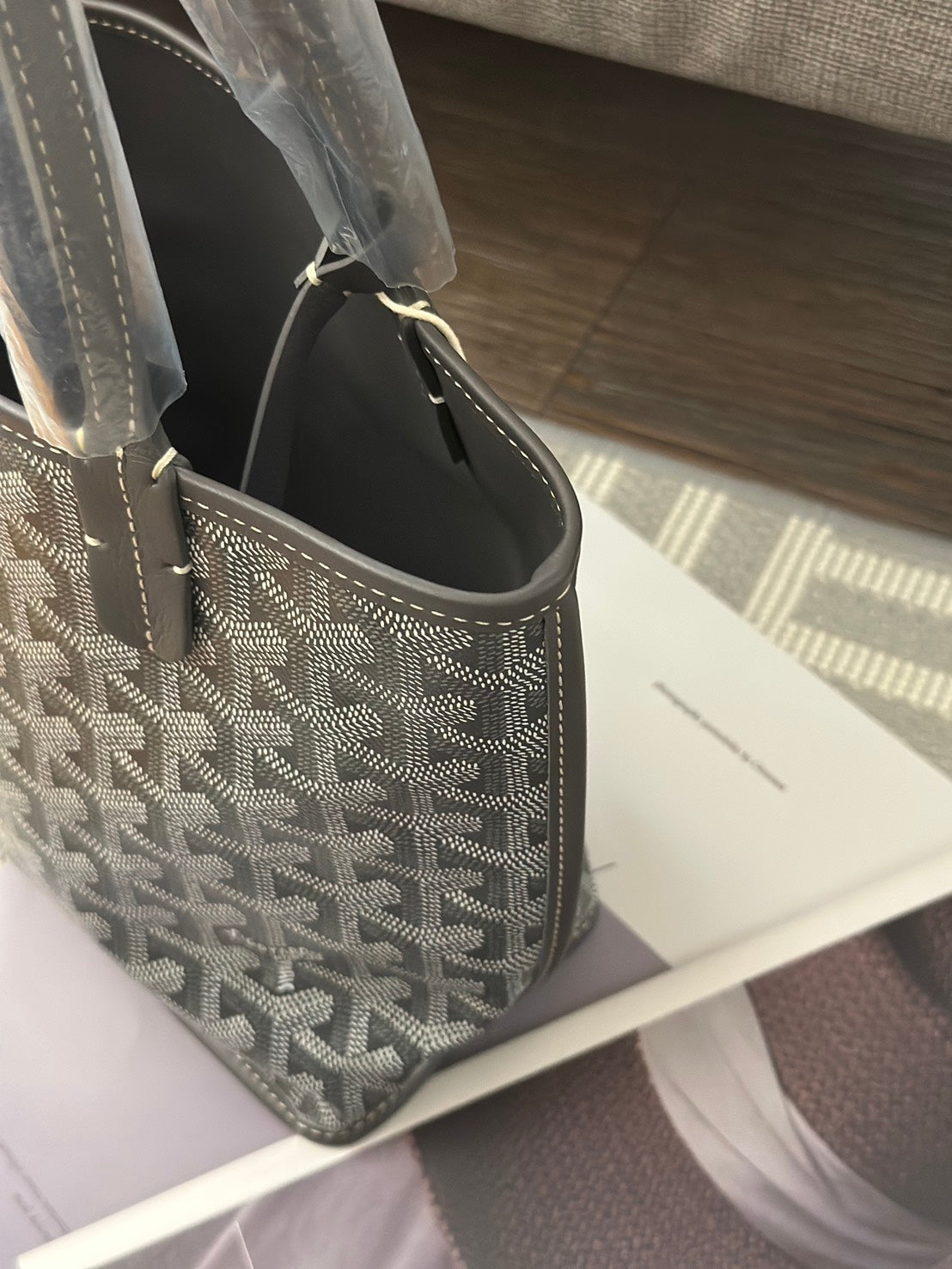 GOYARD Anjou mini tote - 灰