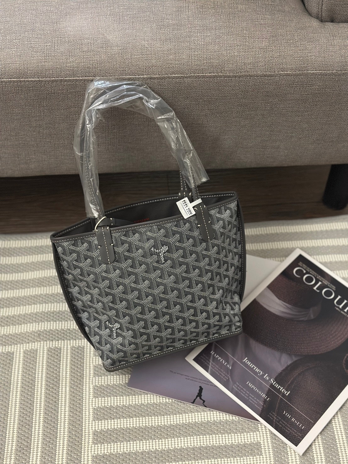 GOYARD Anjou mini tote - 灰
