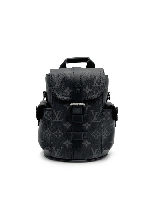 LOUIS VUITTON Christopher - nano灰老花