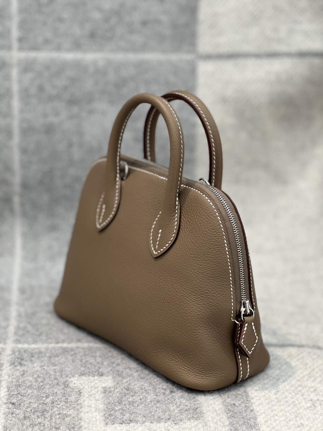 HERMES Mini bolide - 灰銀