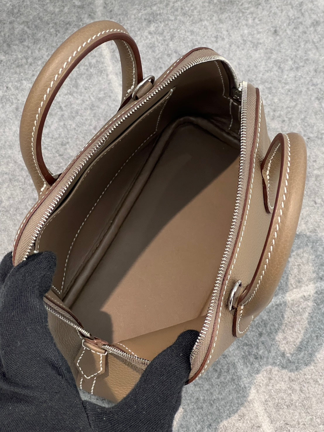 HERMES Mini bolide - 灰銀